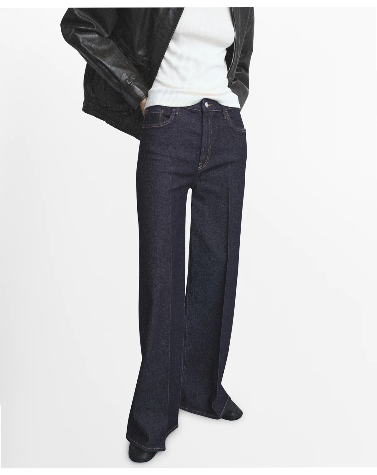 Women's High-Rise Wide Leg Jeans