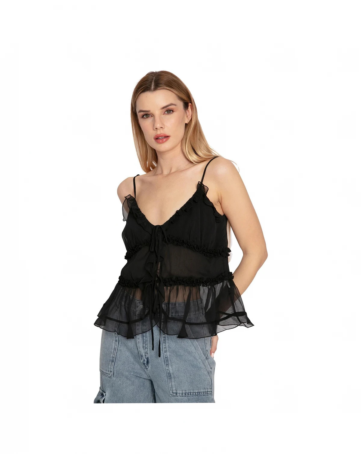 Women's Heart Of Glass Chiffon Cami