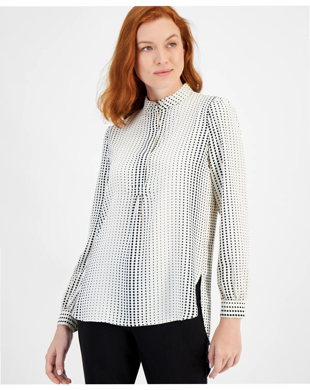 Dot-Print Tunic