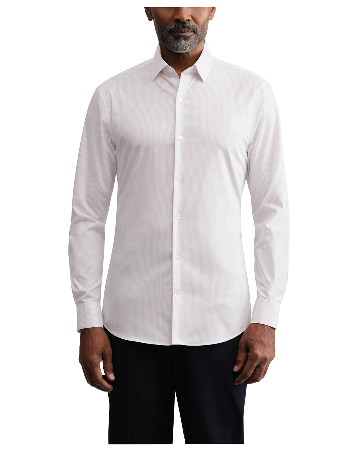 Men's Kinetic Stretch Spread Collar Dress Shirt