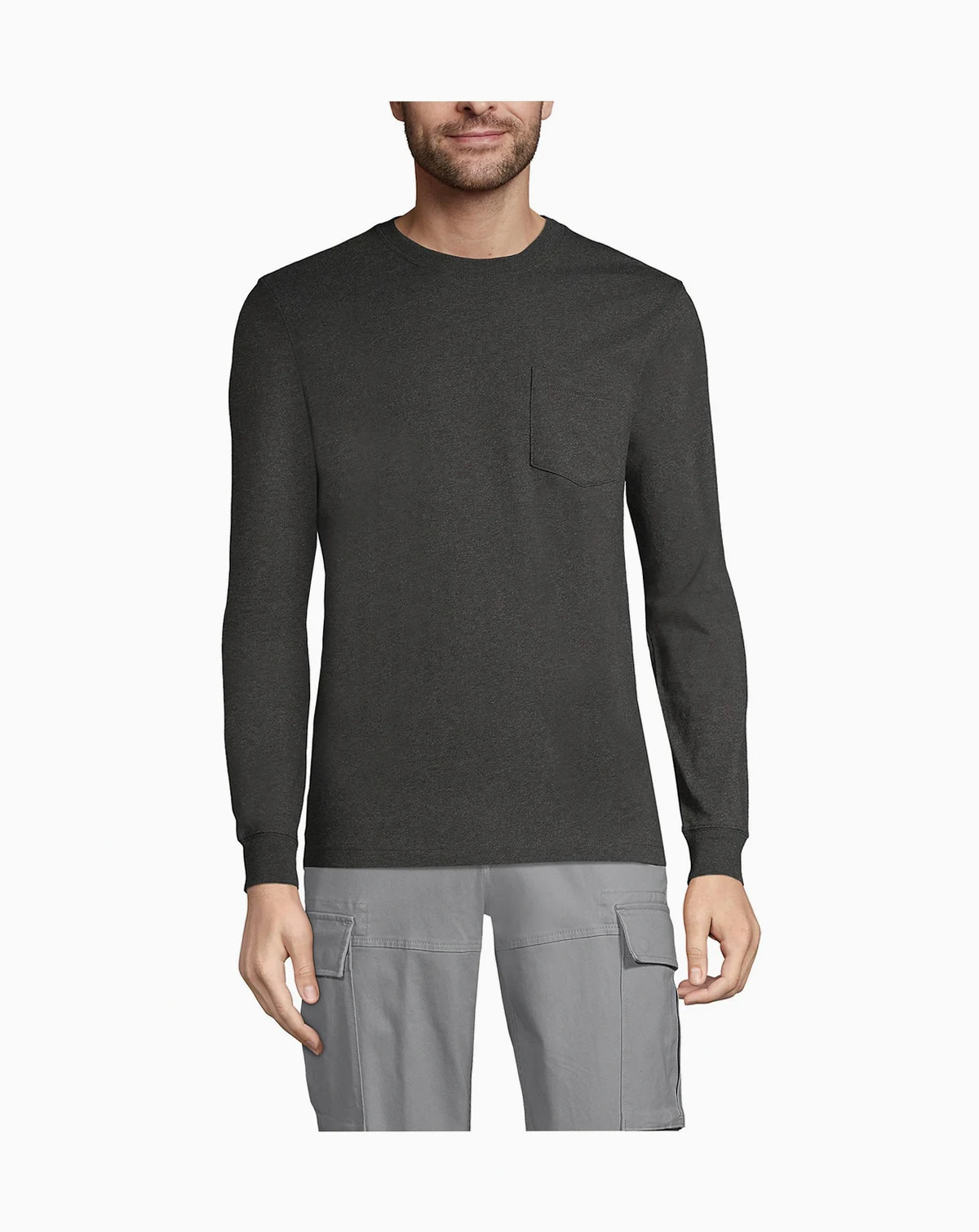 Men's Super-T Long Sleeve T-Shirt with Pocket