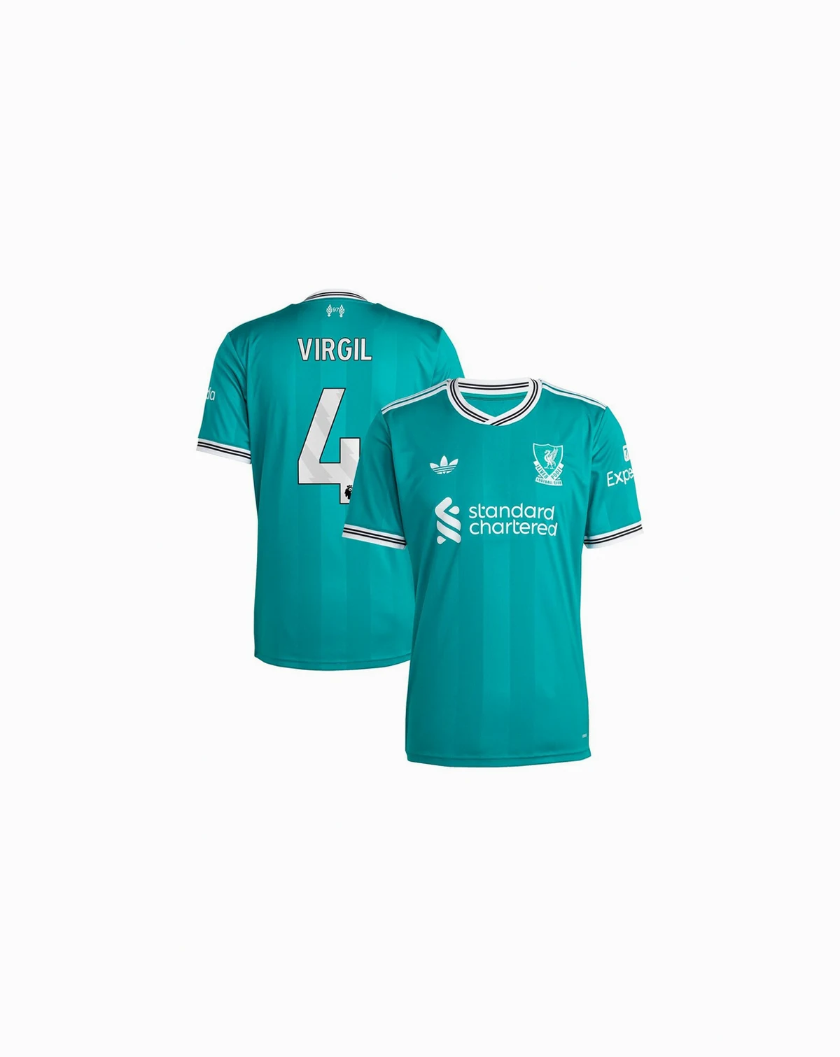 Men's Virgil van Dijk Green Liverpool 2025/26 Third Replica Player Jersey