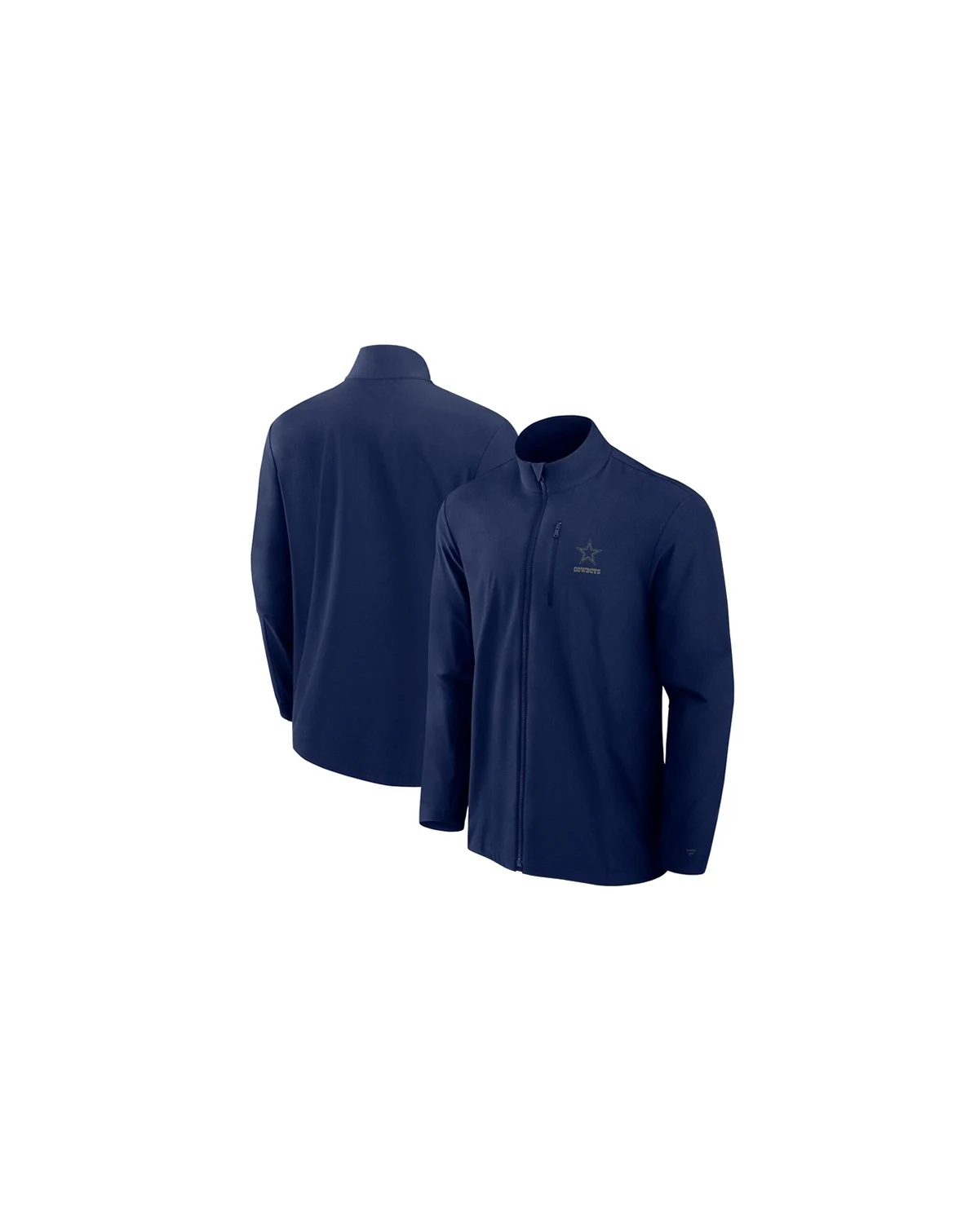 Men's Navy Dallas Cowboys Front Office Woven Full-Zip Jacket