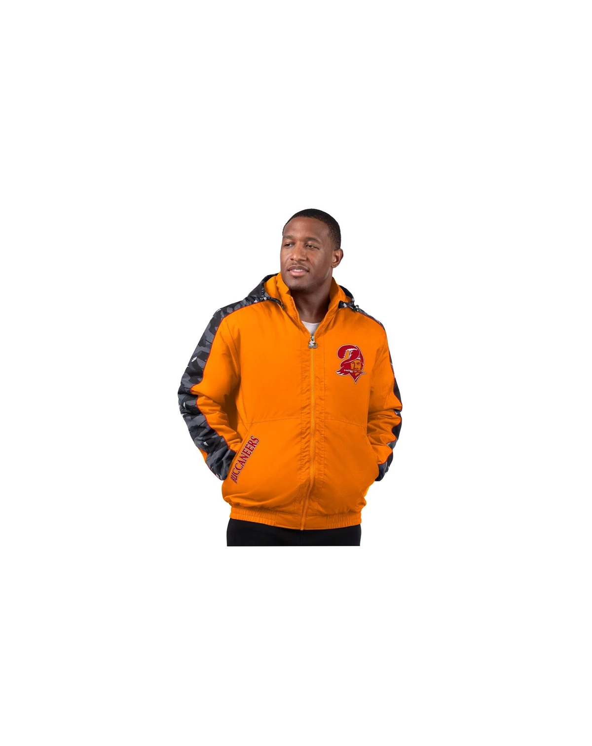 Men's Orange Tampa Bay Buccaneers Thursday Night Gridiron Full-Zip Hoodie Jacket
