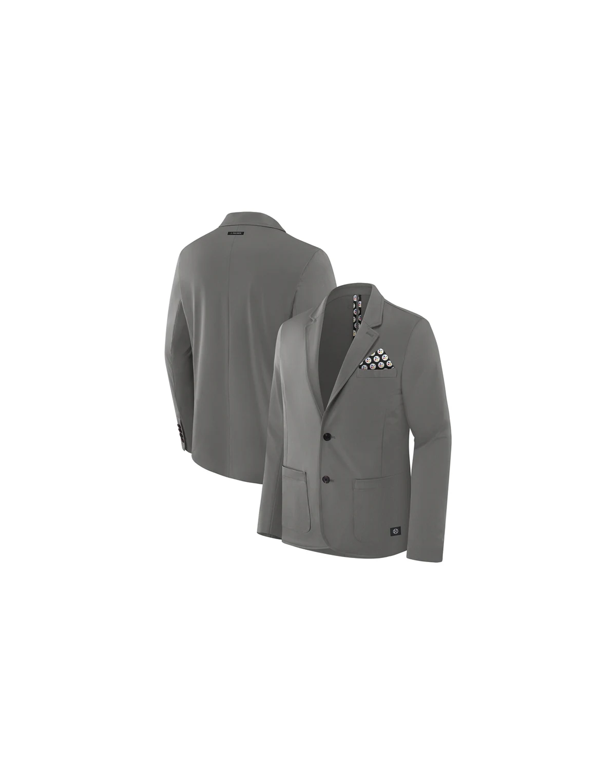 Men's Graphite Pittsburgh Steelers Man-In-Motion Blazer