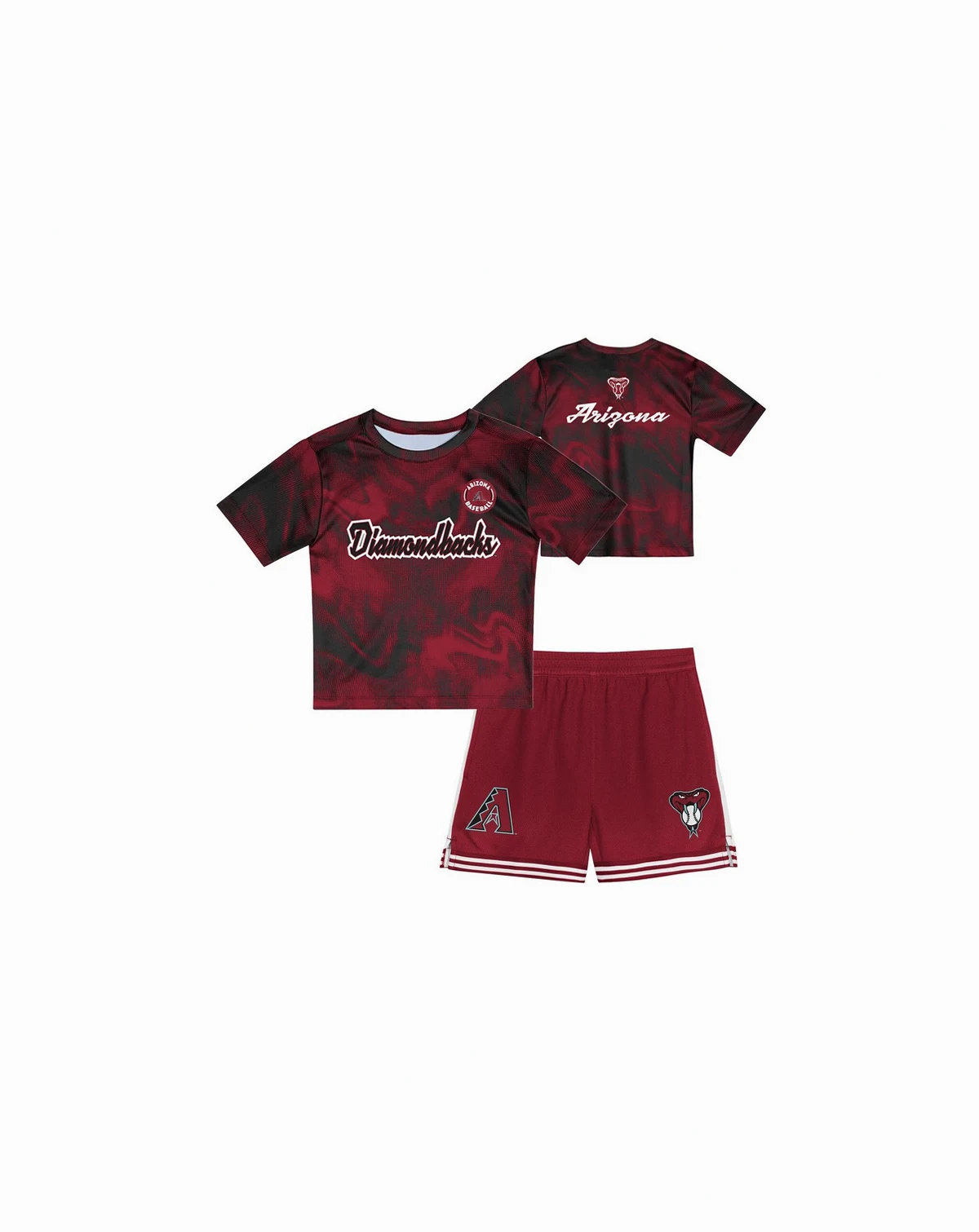Toddler Red Arizona Diamondbacks Pinch Hitter Infielder T-Shirt and Shorts Set
