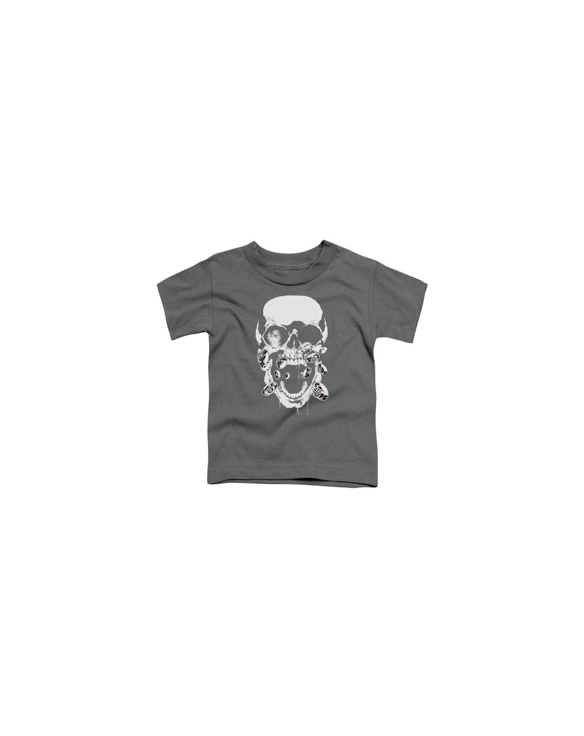 Baby-Girls Black Lantern Skull Short Sleeve Toddler Tee / T-Shirt