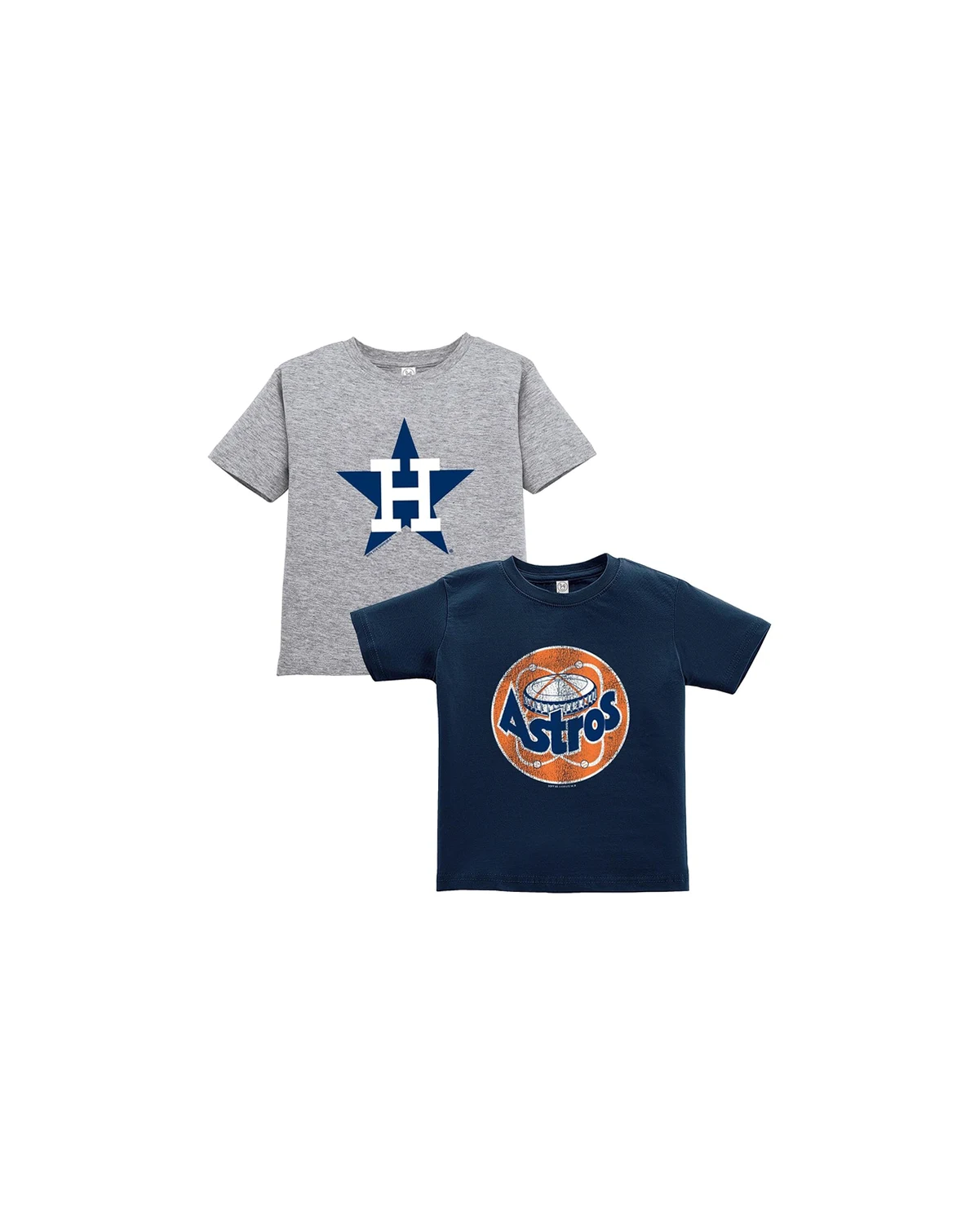 Toddler 2-Pack Navy/Gray Houston Astros Cooperstown Collection T-Shirt Set