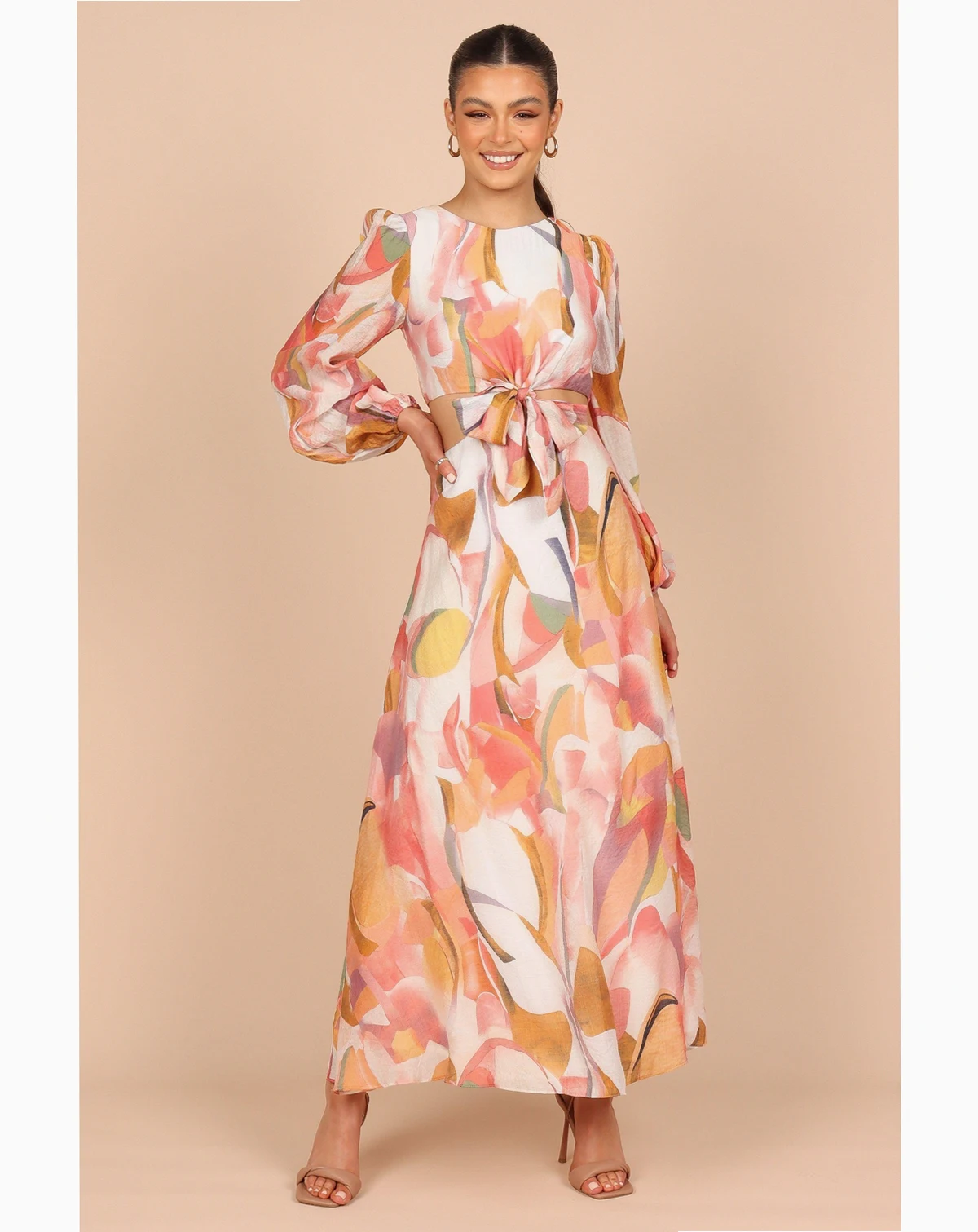 Women's Laquin Long Sleeve Maxi Dress