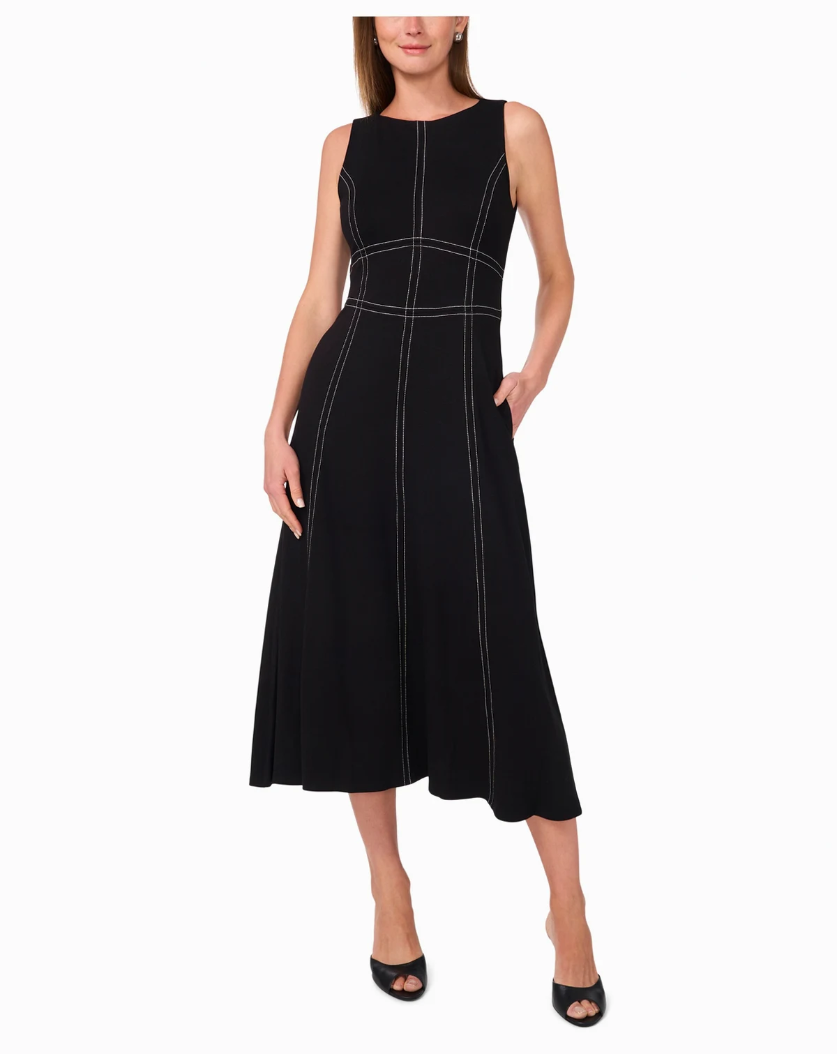 Women's Sleeveless Midi Dress