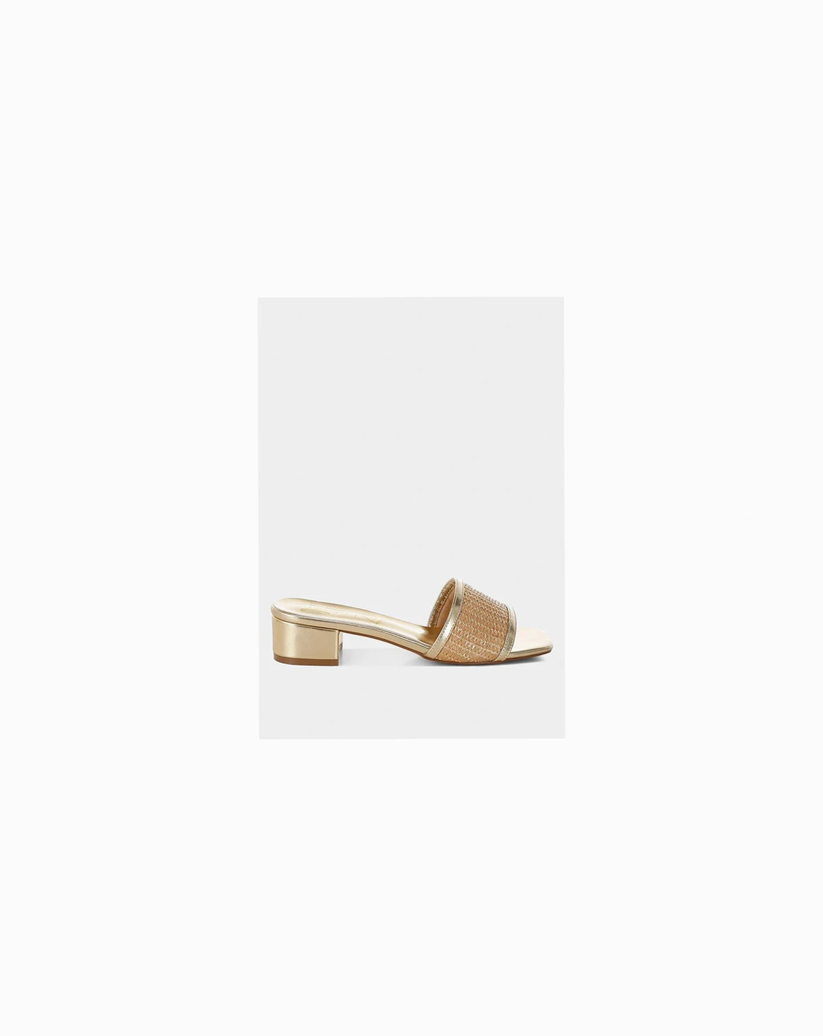 Gisella Raffia Slip On Sandals