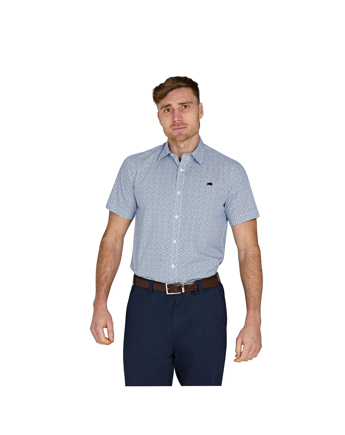 Short Sleeve Cotton Poplin Shirt