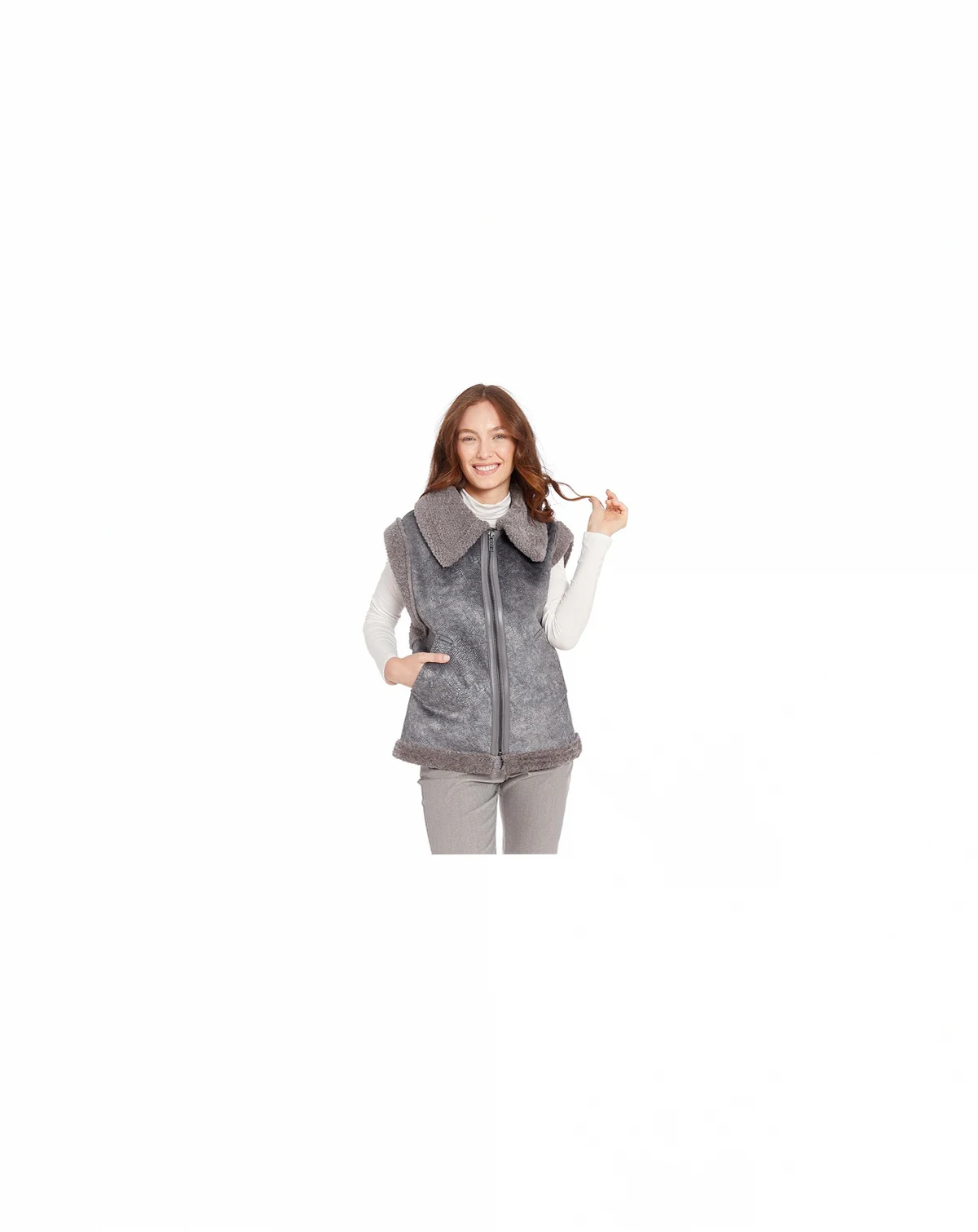 Women's Sarah Faux Shearling Vest