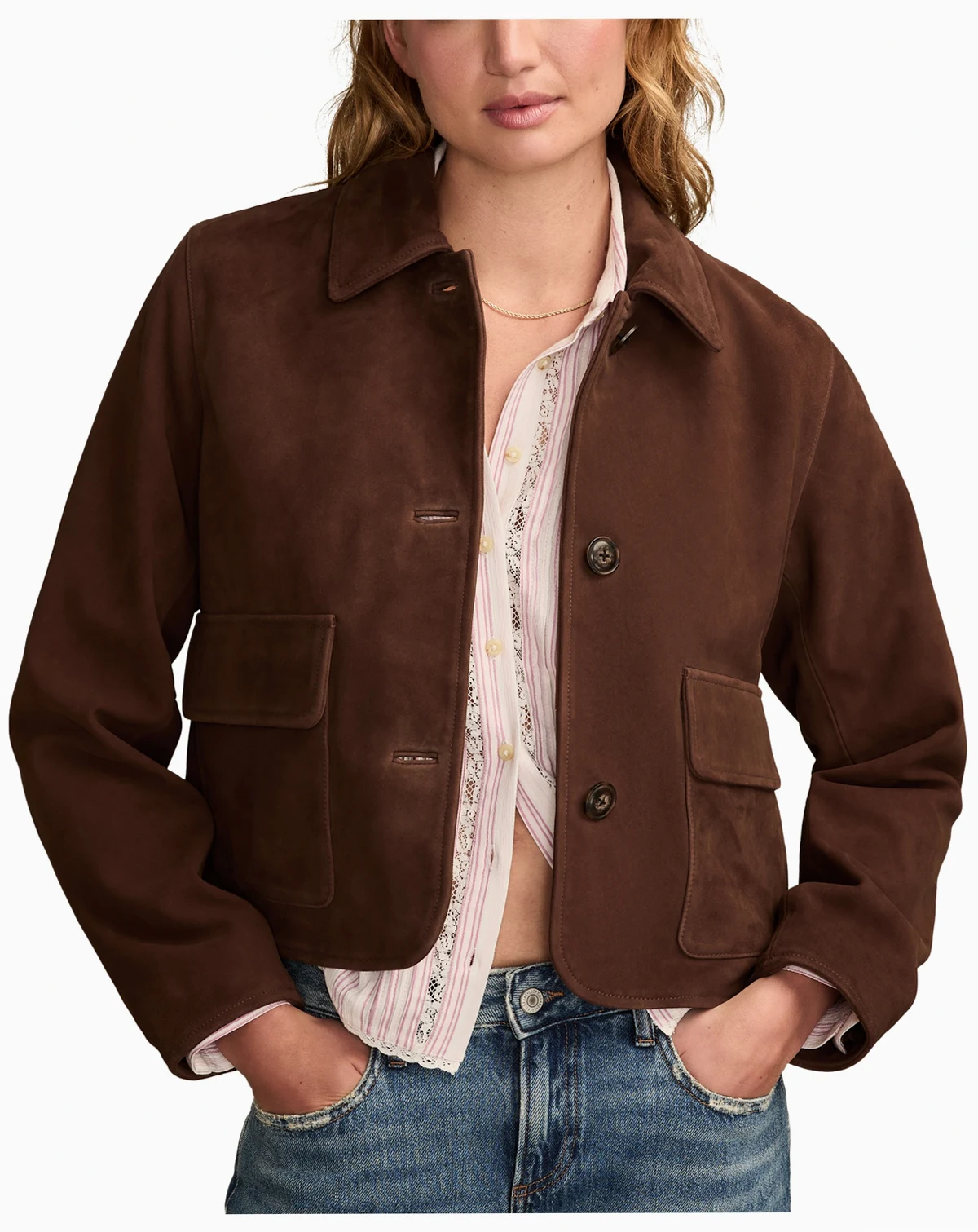 Women's Suede Leather Jacket