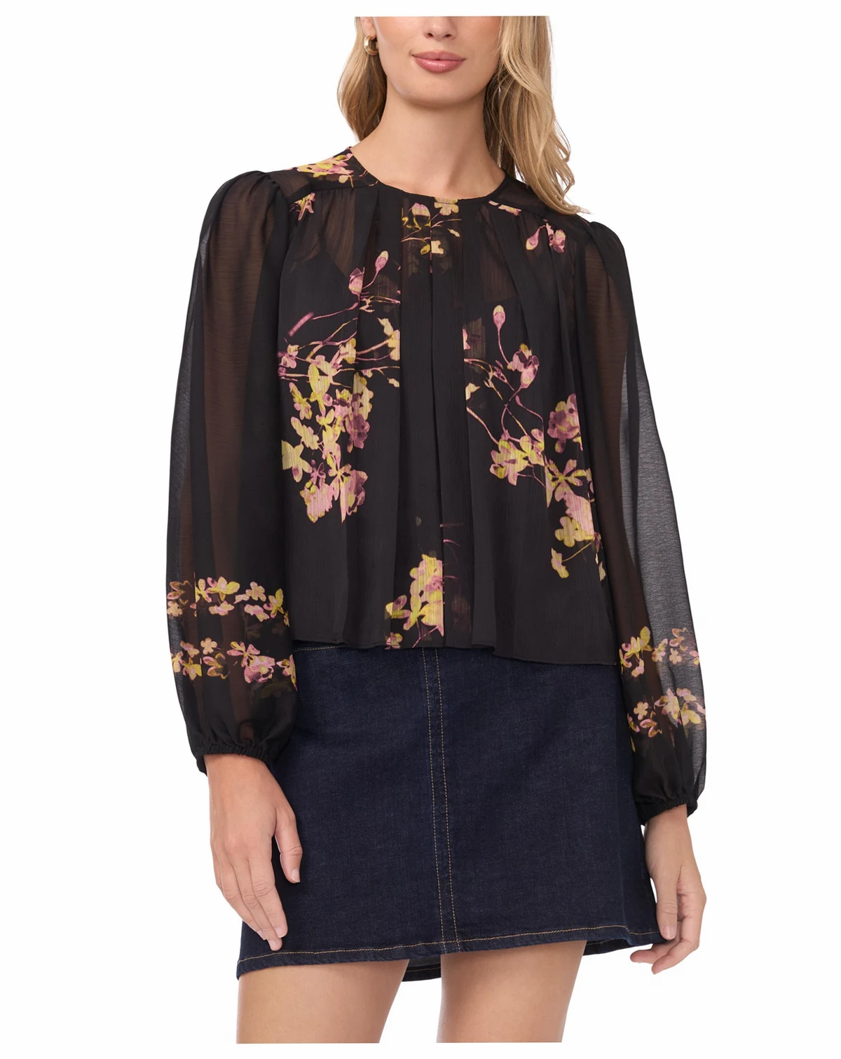 Women's Long-Sleeve Crew Neck Top