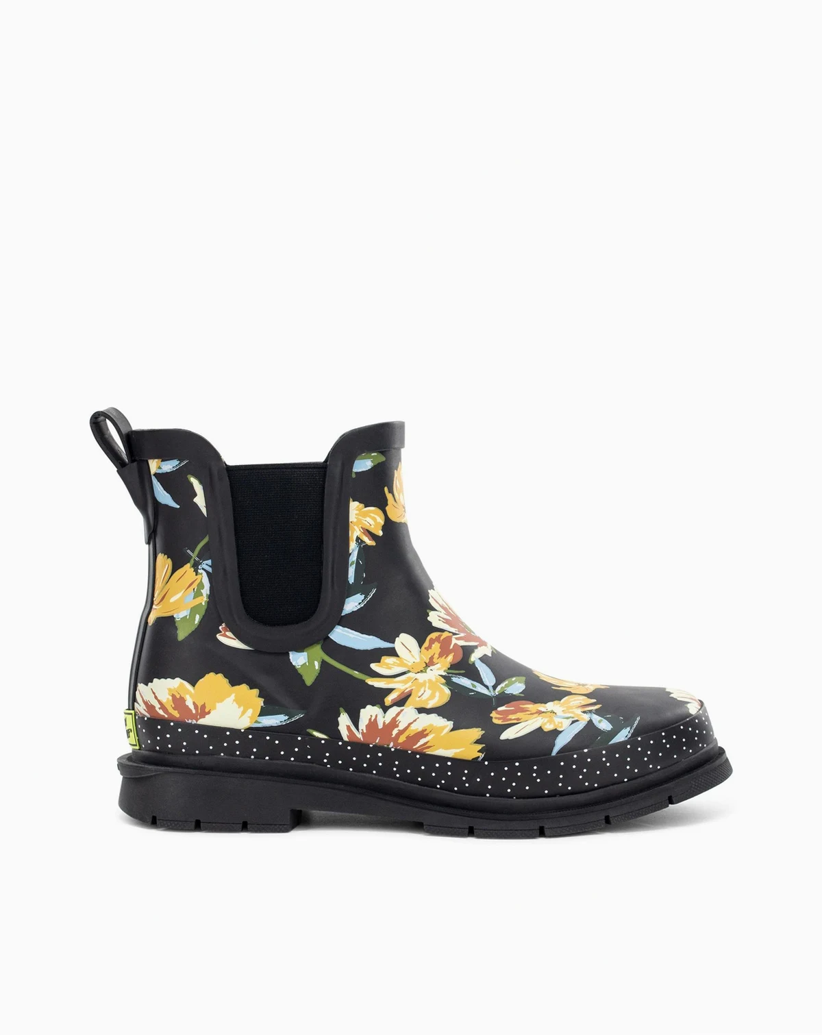 Womens Floral Chelsea Rain Boot
