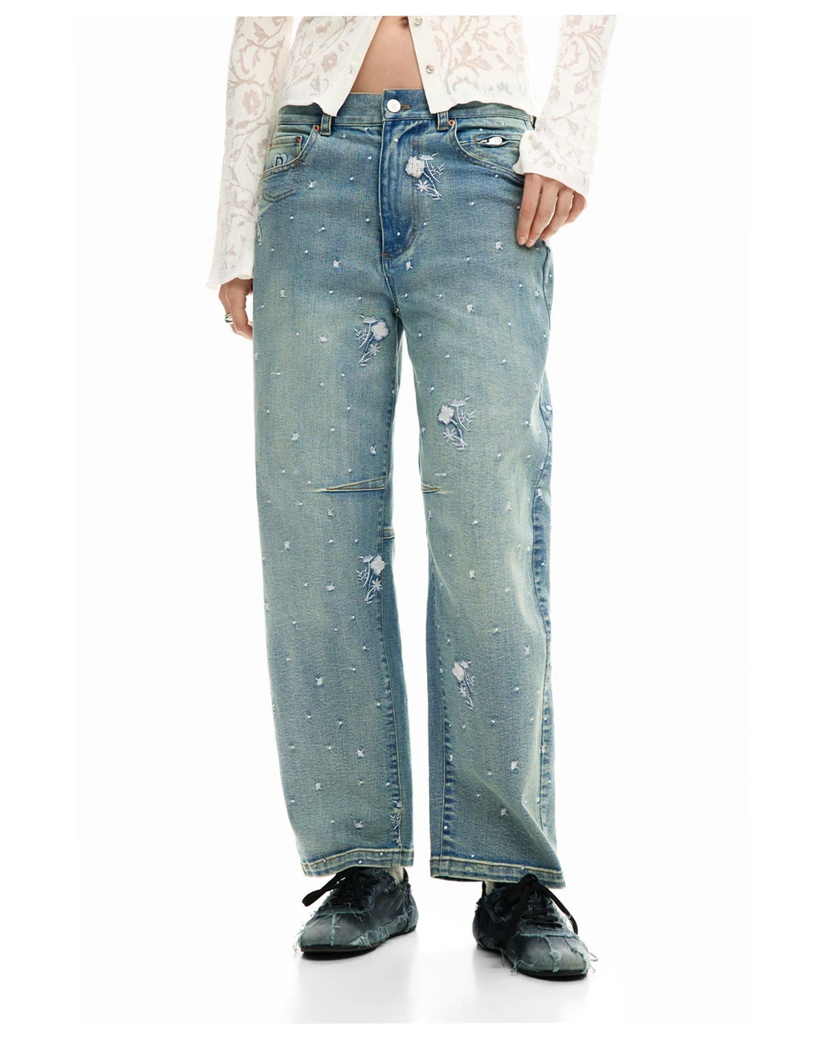 Women's Embroidered jeans