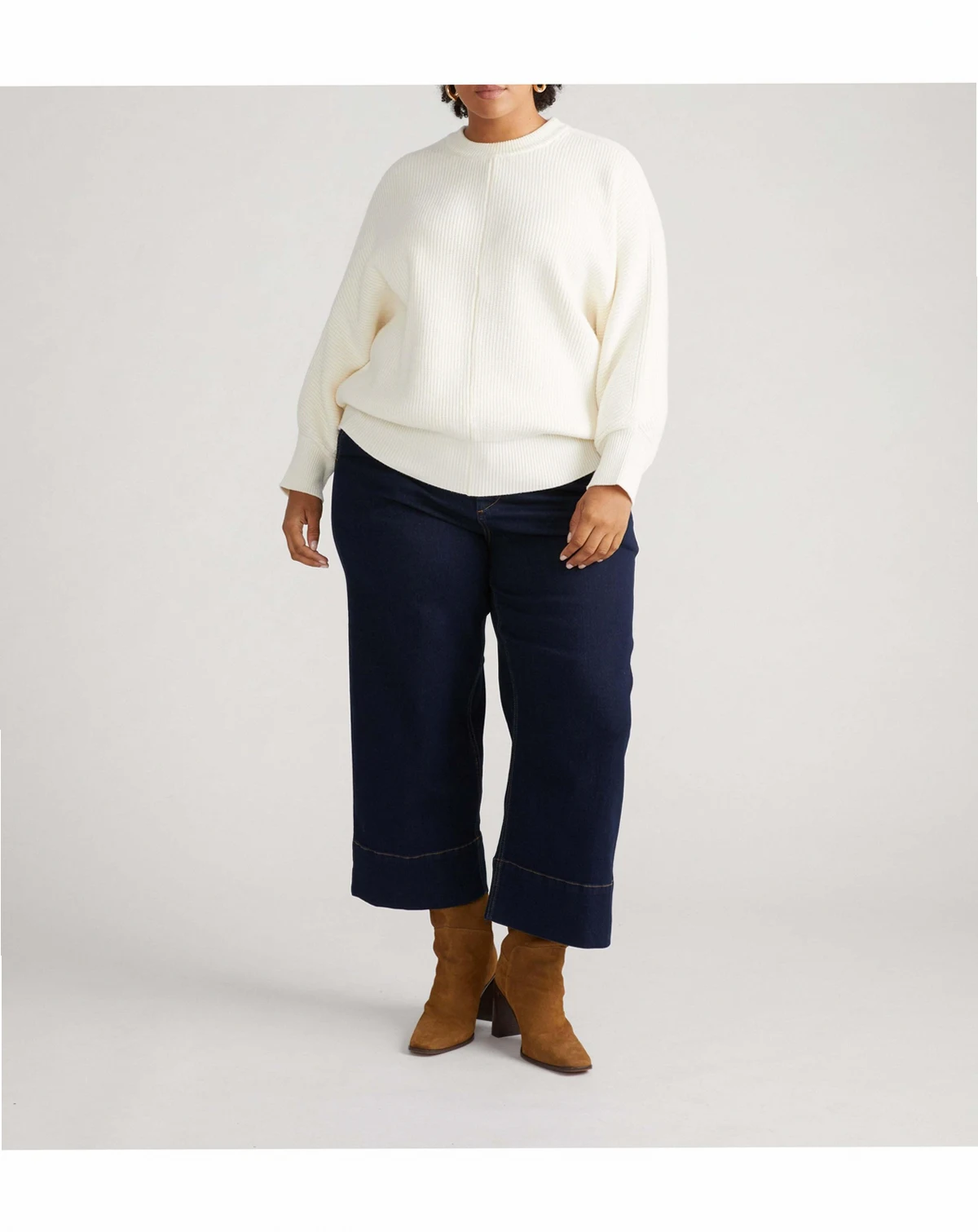 Women's Plus Size Women's Carol High Rise Cropped Jeans