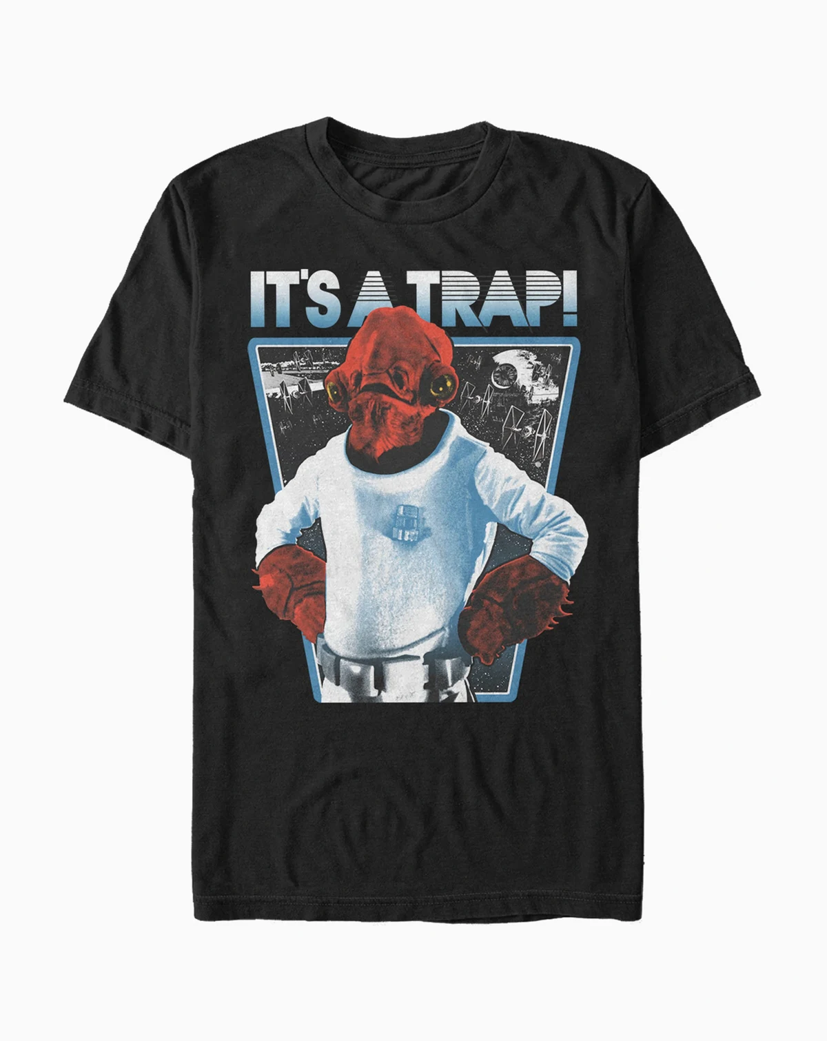 Star Wars Men's Ackbar It's A Trap Short Sleeve T-Shirt