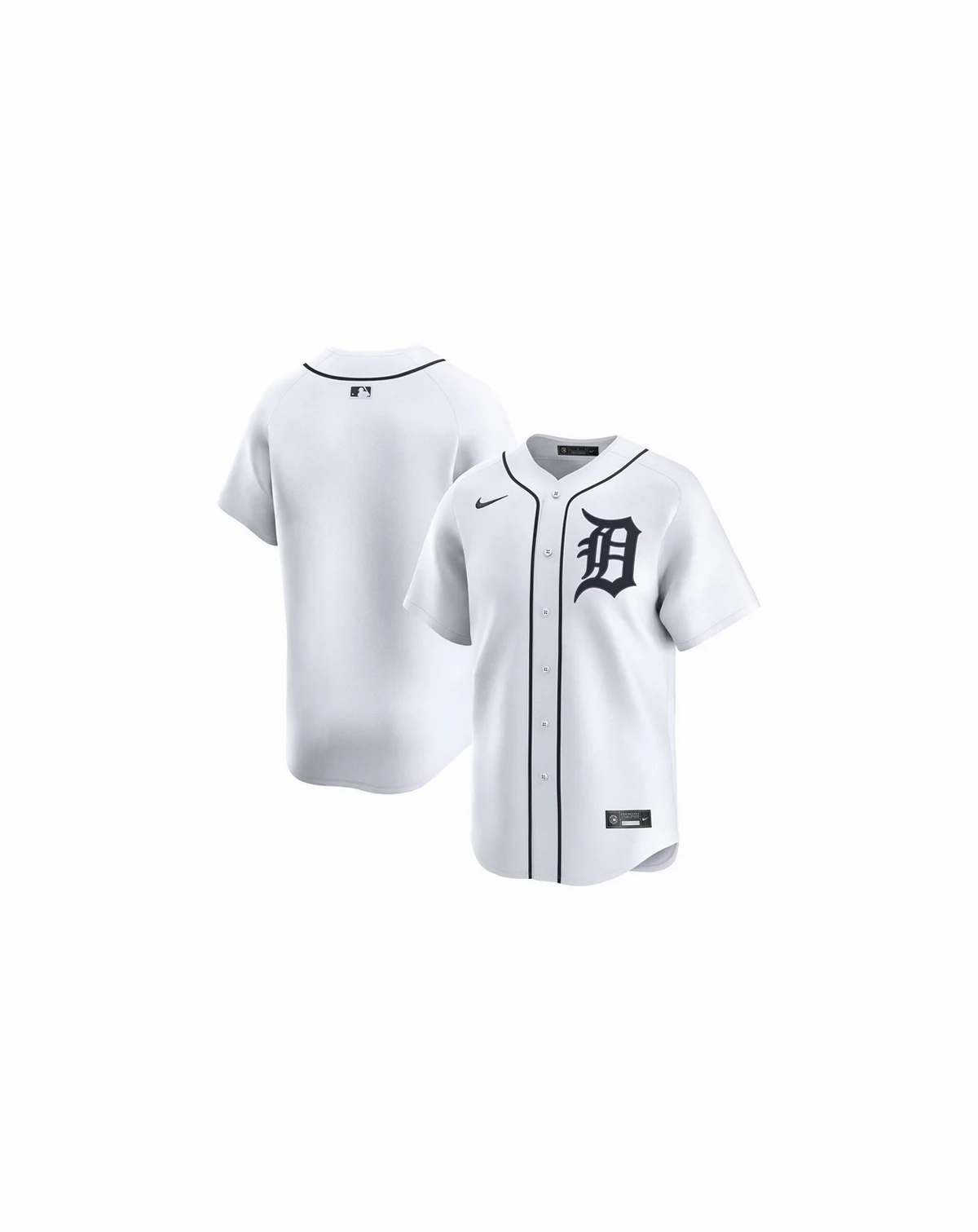 Men's White Detroit Tigers Home Limited Jersey