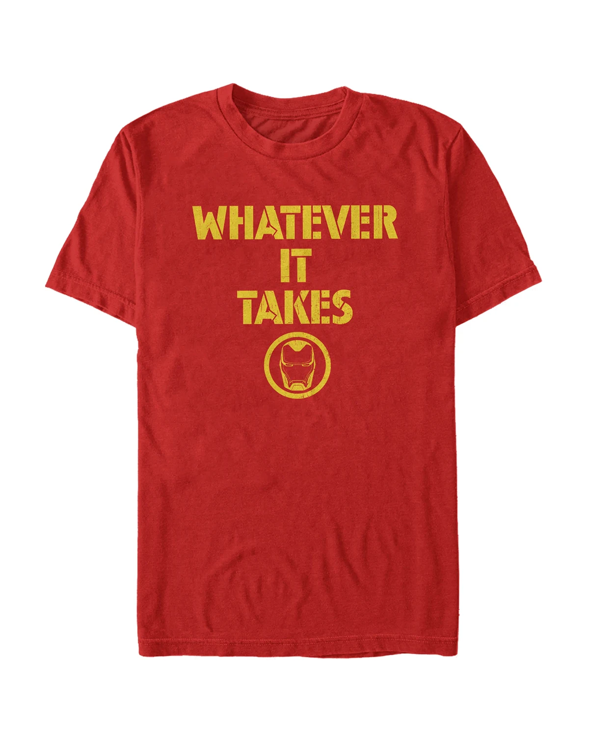 Marvel Men's Avengers Endgame Whatever It Takes Iron Man Logo, Short Sleeve T-shirt