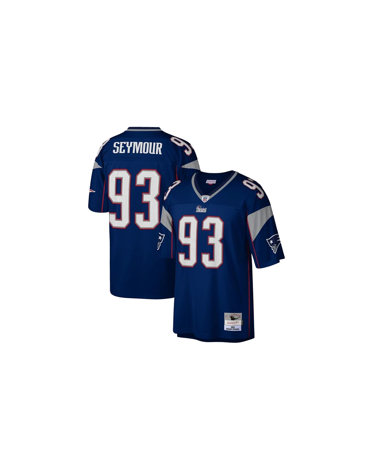Men's Richard Seymour Navy New England Patriots 2003 Legacy Replica Jersey