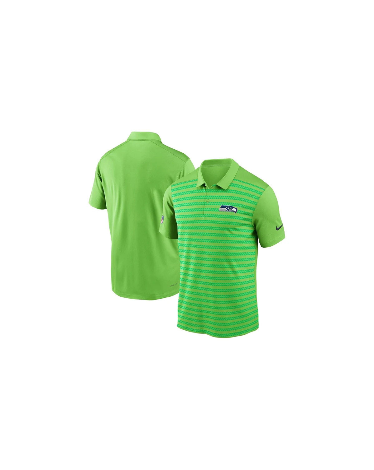 Men's Neon Seattle Seahawks 2024 Sideline Victory Performance Polo