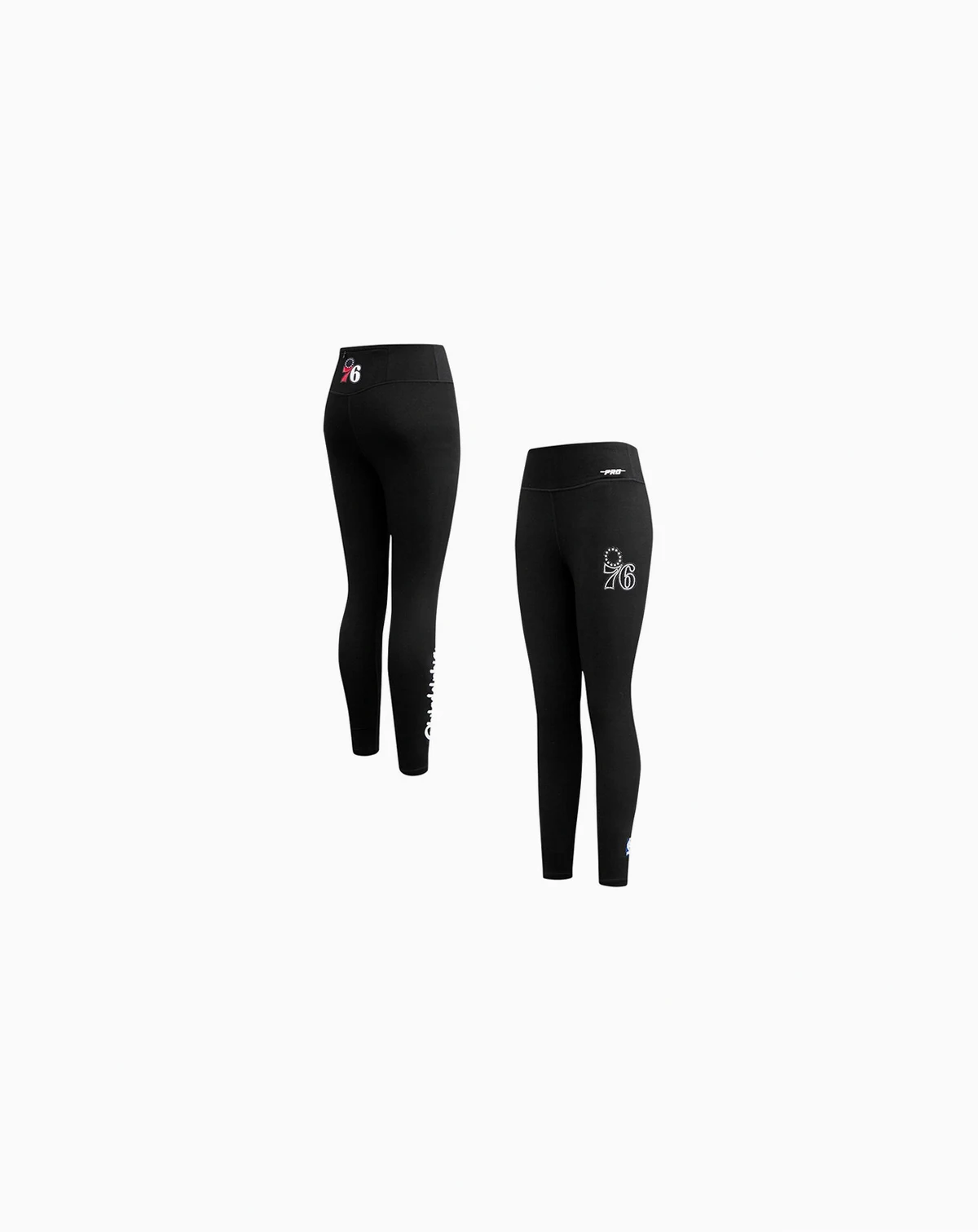Women's Black Philadelphia 76ers Paint the City Jersey Leggings