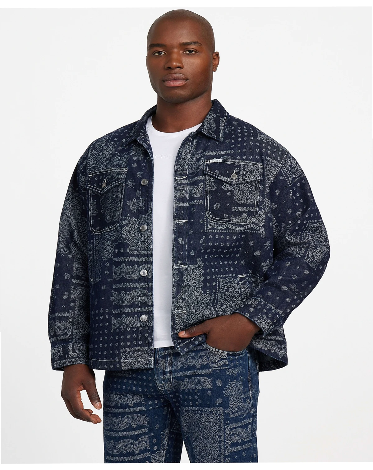 Men's Billy Long-Sleeve Front Button Jacket