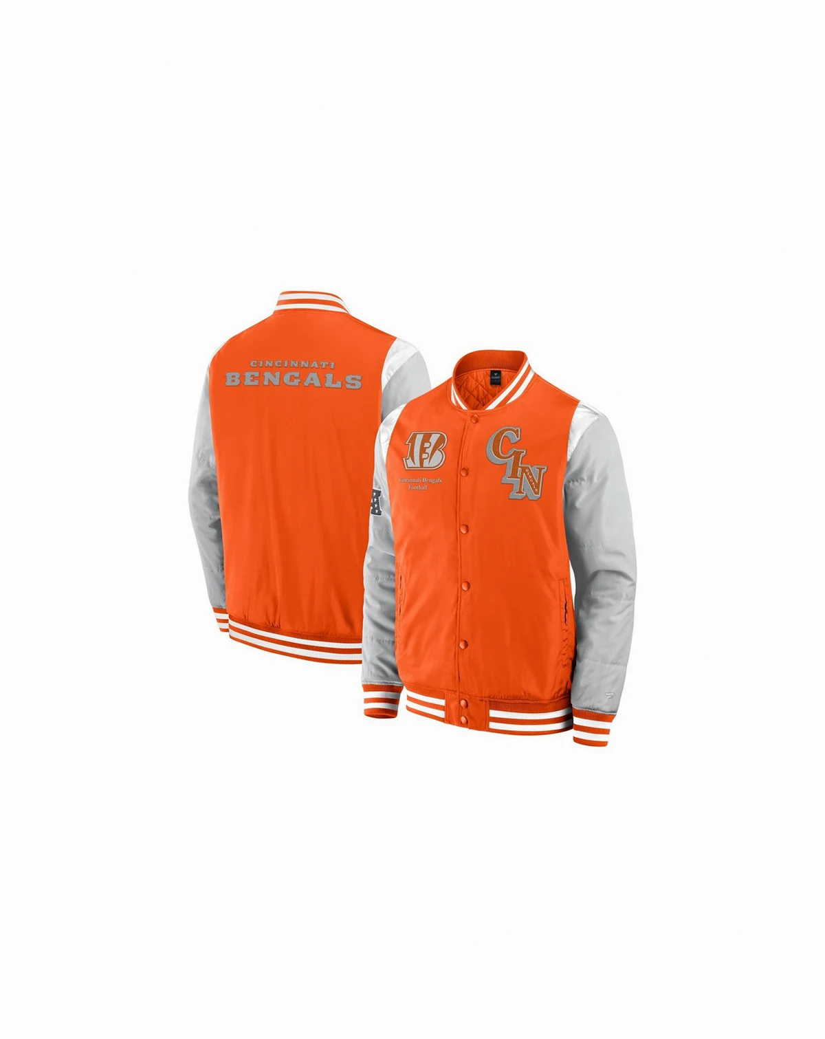 Men's and Women's Orange Cincinnati Bengals Elements Elite Full-Snap Jacket