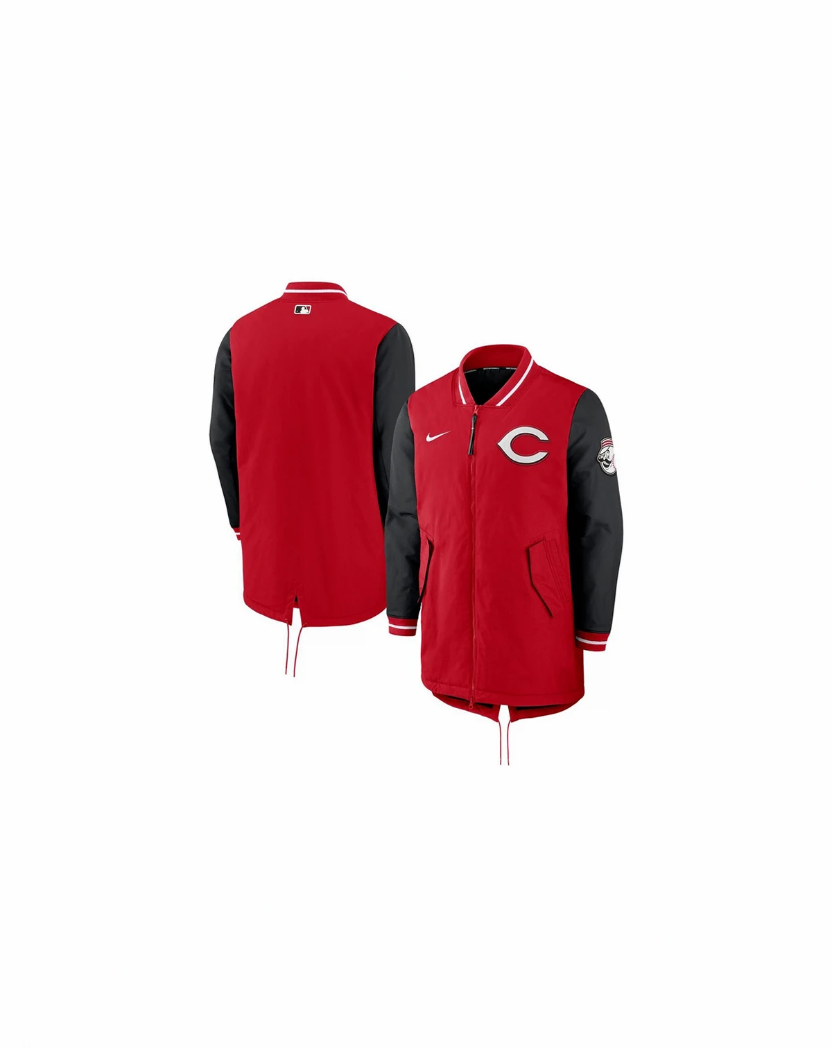 Men's Red Cincinnati Reds Dugout Performance Full-Zip Jacket