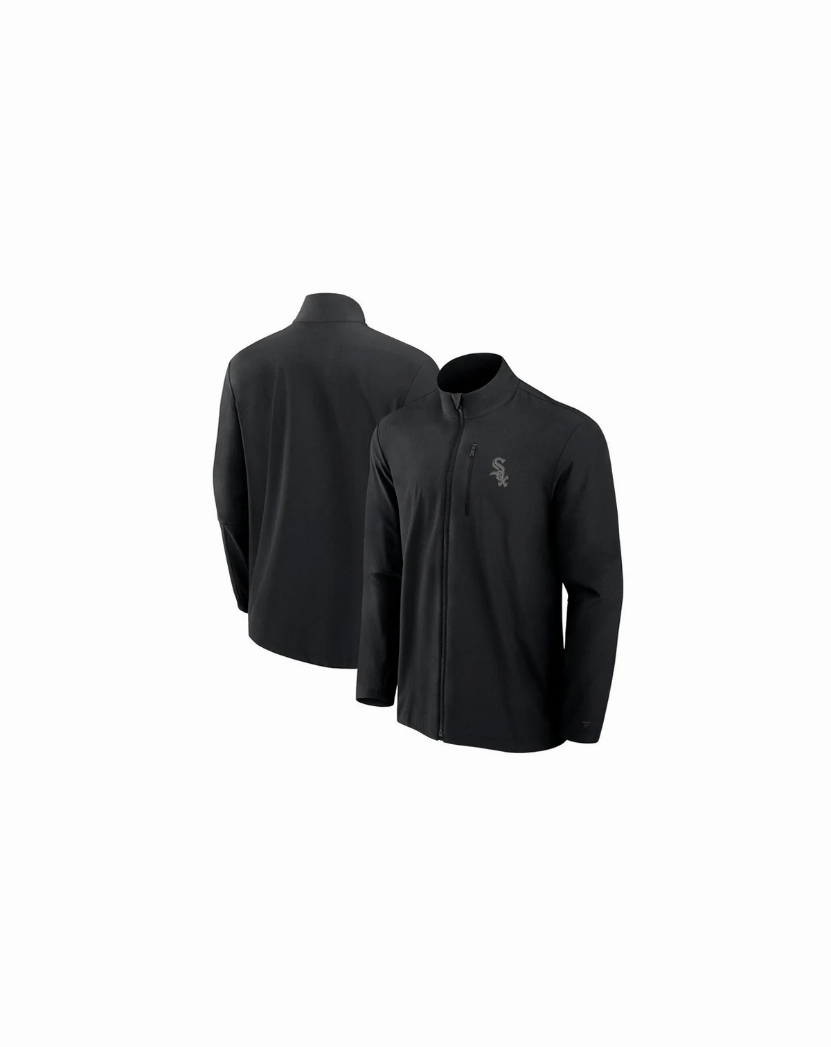 Men's Black Chicago White Sox Front Office Woven Full-Zip Jacket
