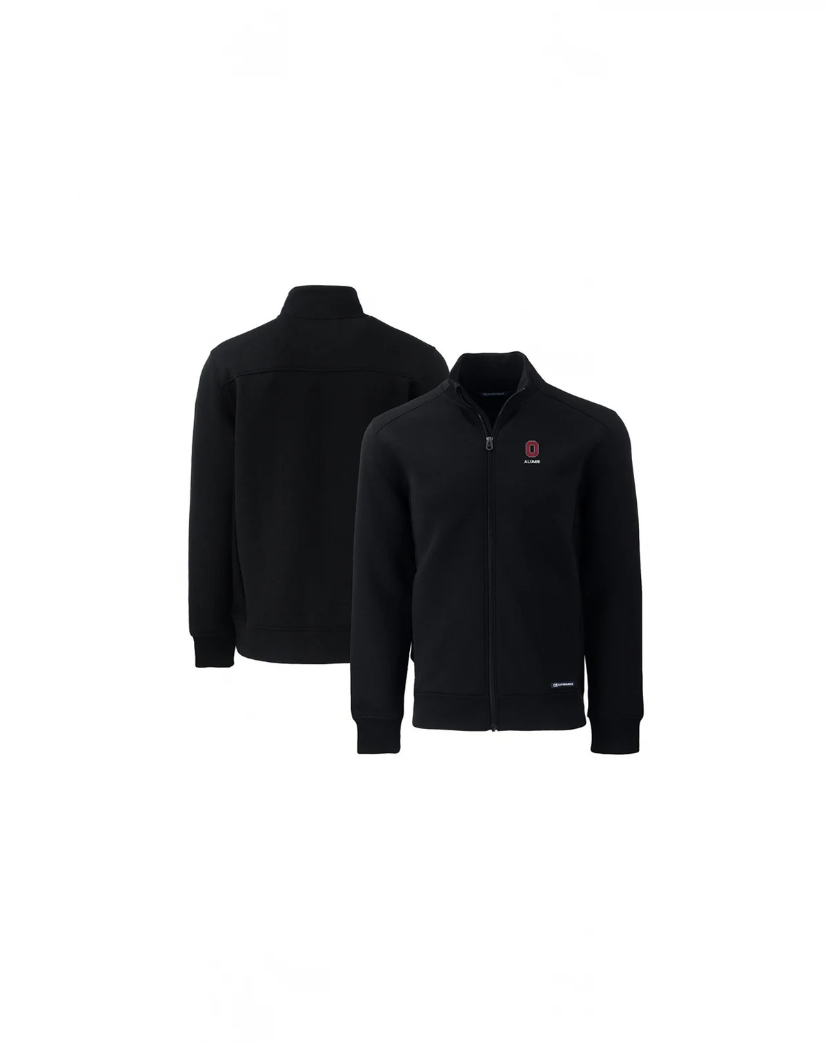 Men's Black Ohio State Buckeyes Alumni Logo Roam Full-Zip Jacket