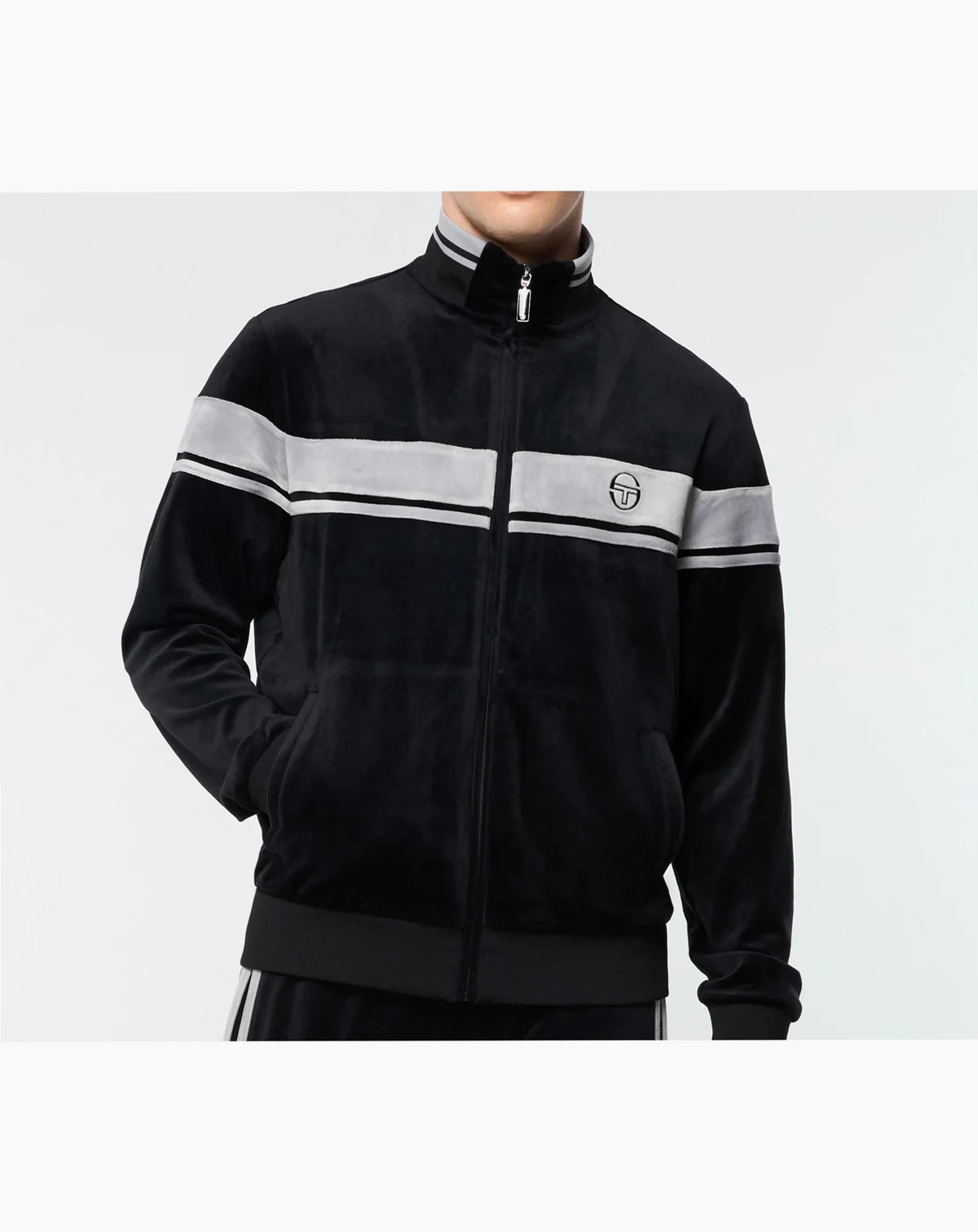 Big & Tall Damarindo Velour Track Jacket