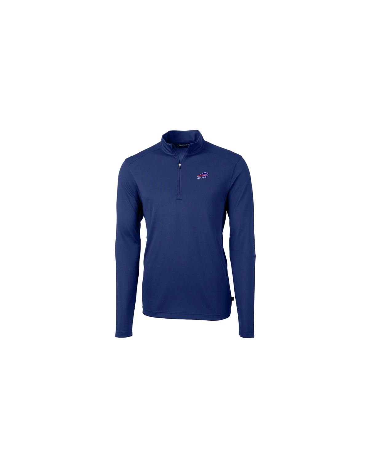 Men's Royal Buffalo Bills Big Tall Virtue Eco Pique Quarter-Zip Pullover Jacket