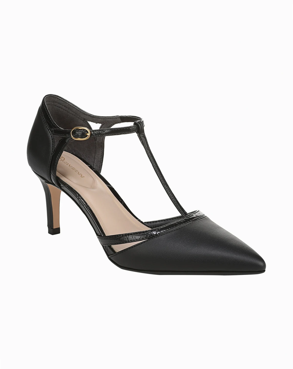 Women's Ammelia Pointed Toe T-Strap Pumps, Macy's Exclusive