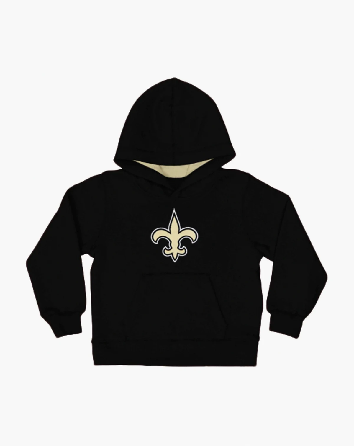 Toddler Boys and Girls Black New Orleans Saints Fan Gear Primary Logo Pullover Hoodie