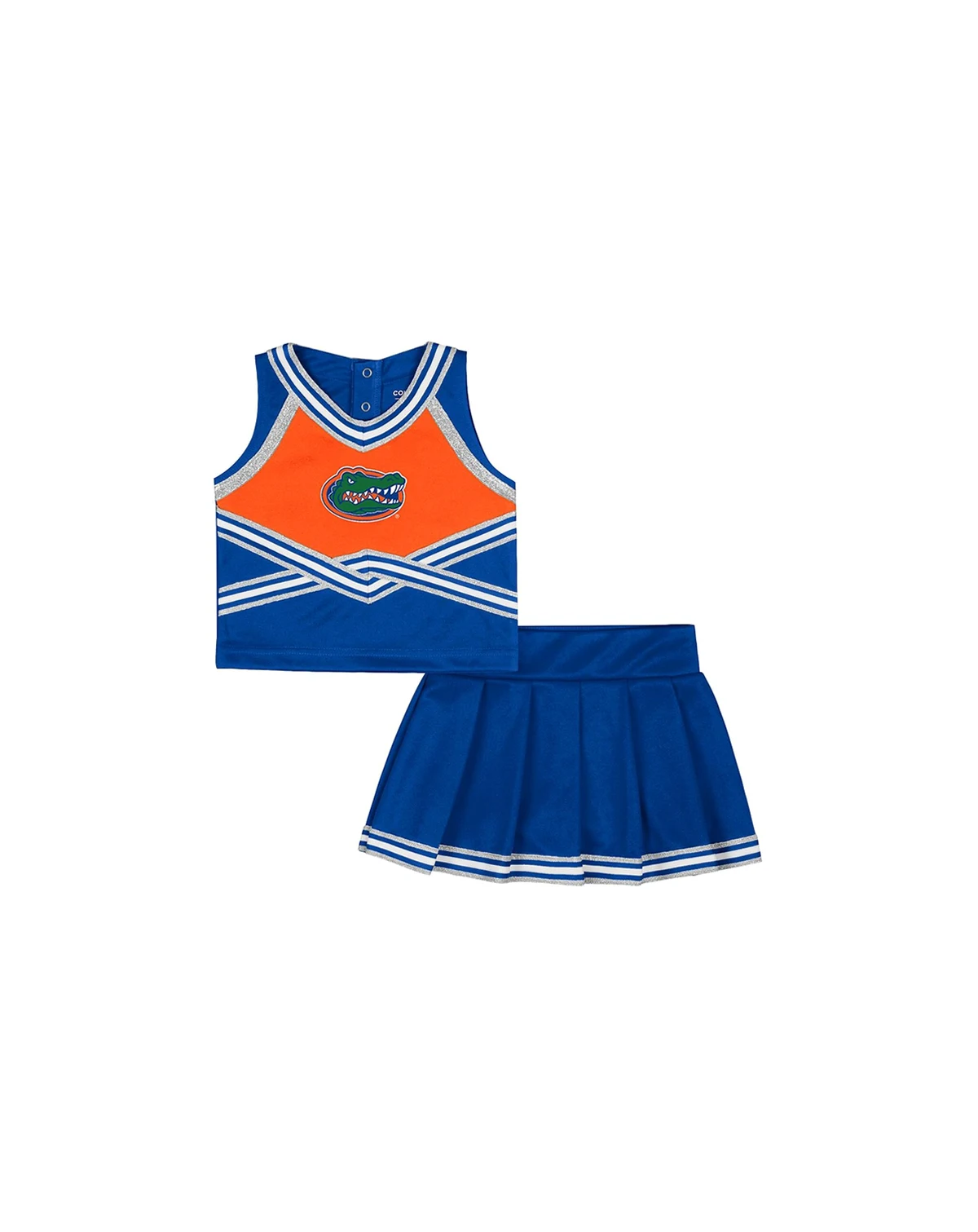 Girls Toddler 2-Piece Royal Florida Gators Lollipop Park Cheer Set