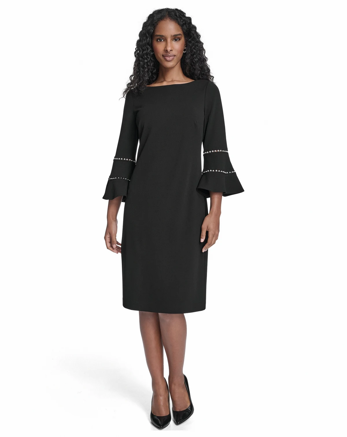 Women's Boat Neck Sheath Dress