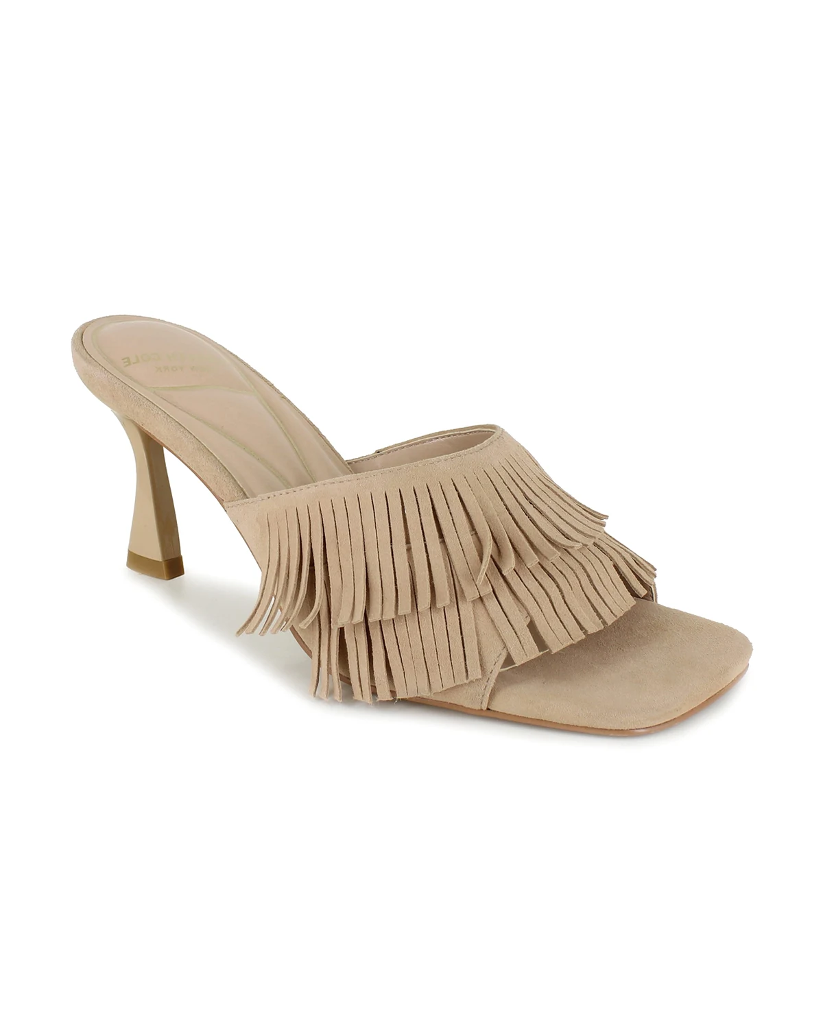 Women's Darby Fringe Slip On Dress Sandals