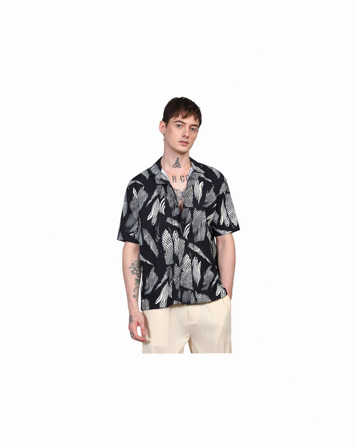 Men's Tie-Dye Honeycomb Shirt