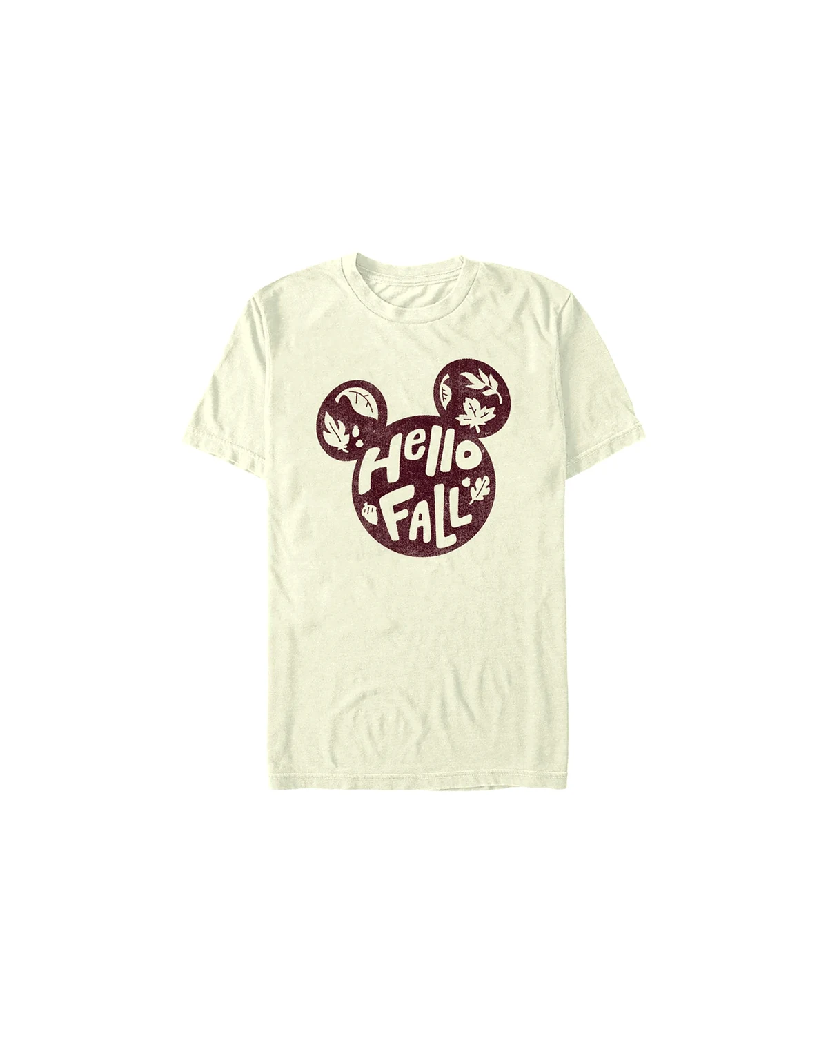 Men's Mickey Classic Hello Fall Short Sleeves T-shirt