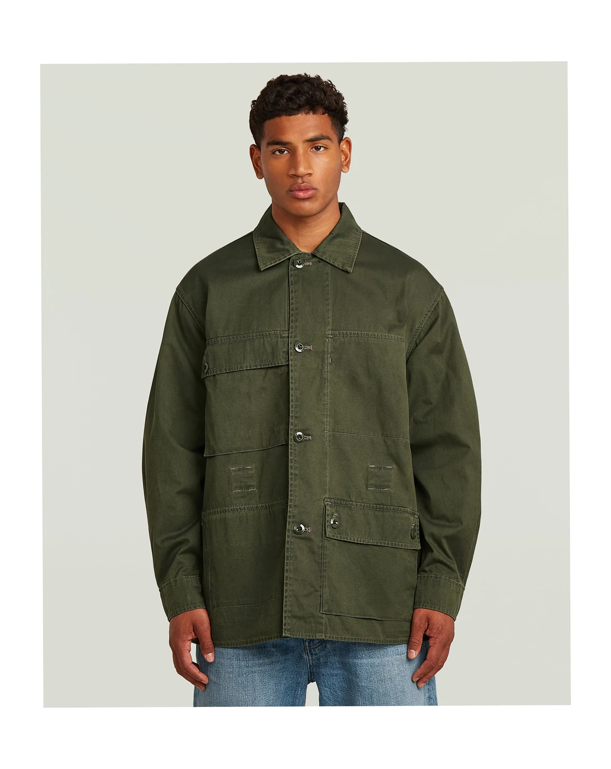 Men's Reversible Oversize Shirt