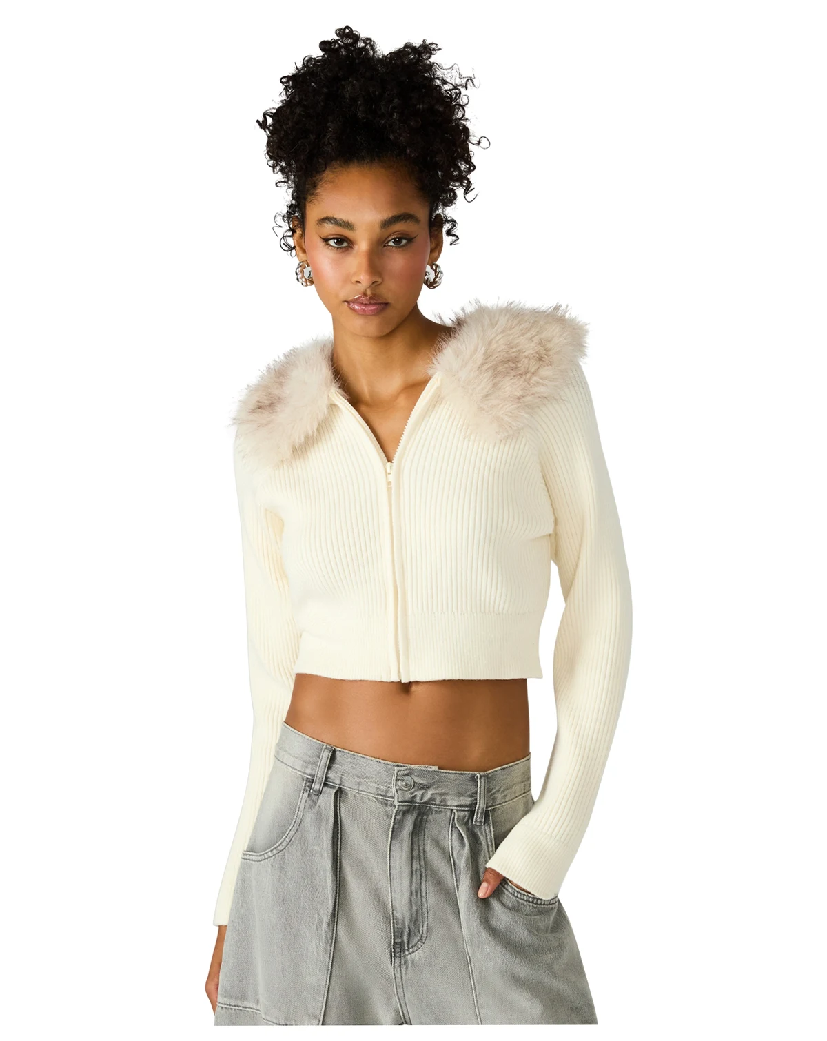 Women's Lysia Collared Sweater Jacket