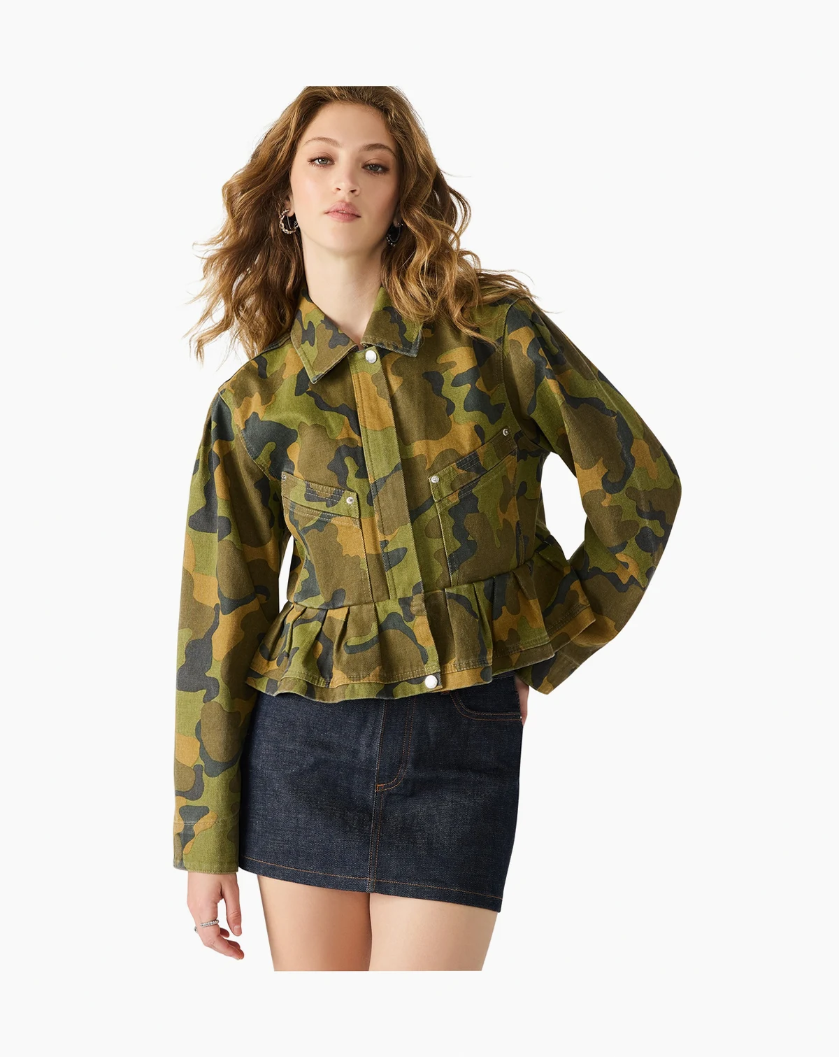 Women's Sloane Peplum Long Sleeve Jacket
