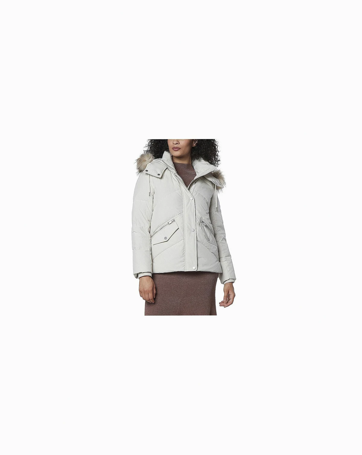 Women's Daphne Quilted Soft Matte Shell With Mixed Quilted Down Puffer