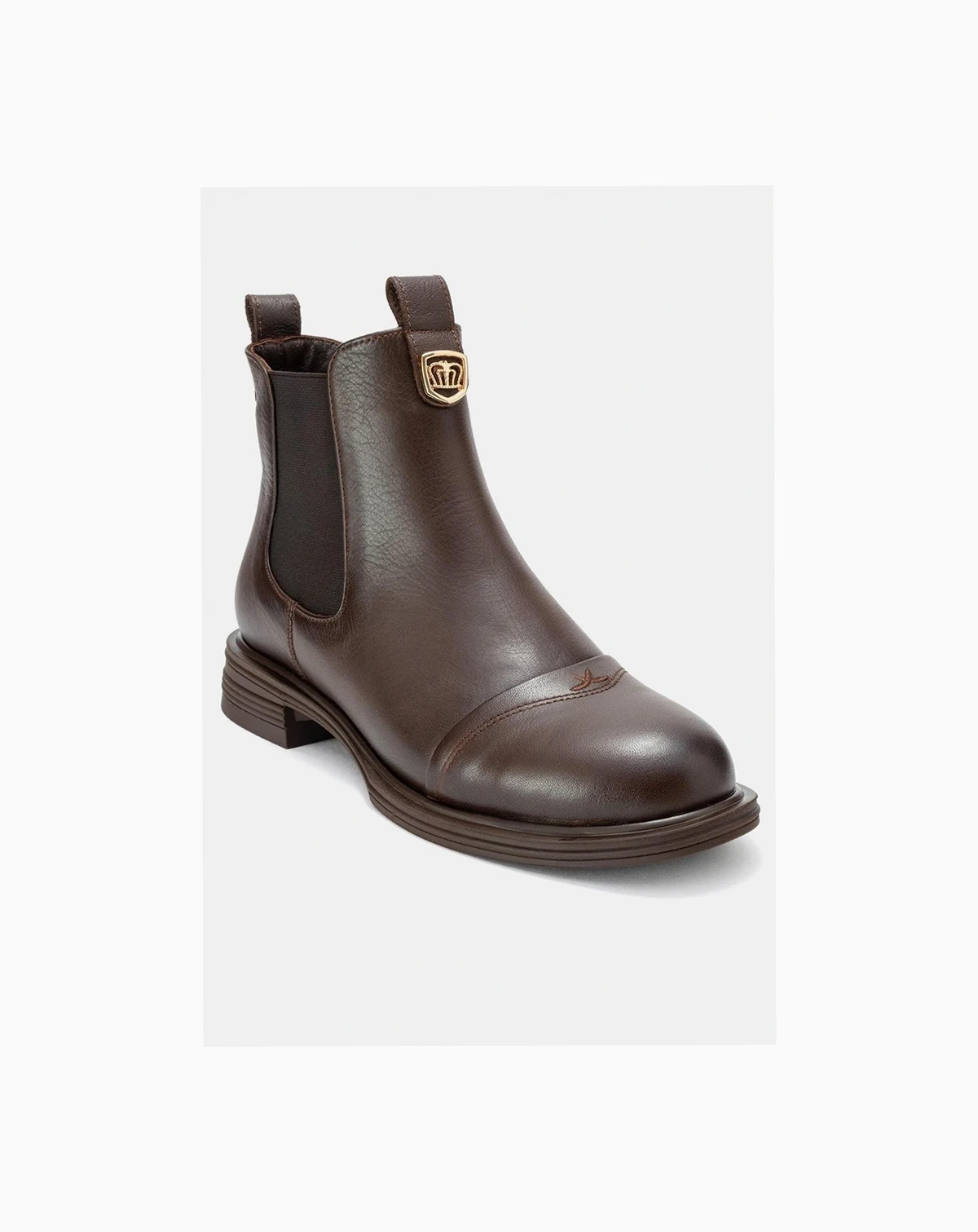 Sidney Leather Buckled Chelsea Boot (Women)