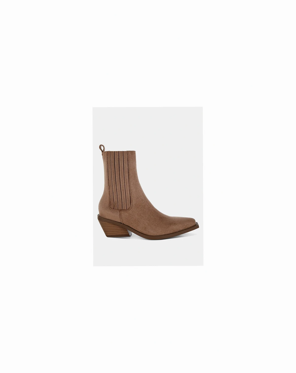 Womens Lording High Ankle Microfiber Chelsea Boots