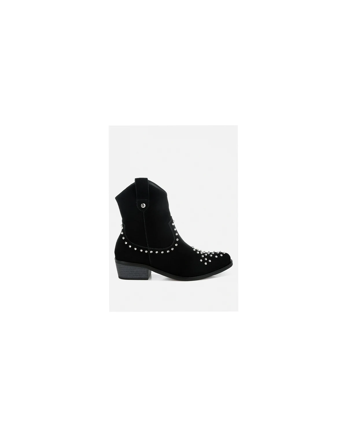 Womens Hira Studs Embellished Cowboy Boots