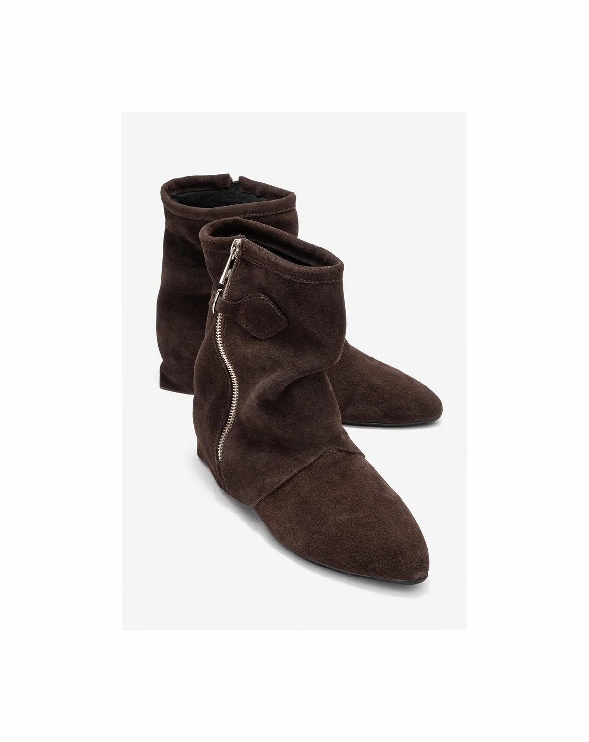 Women's Noar Leather Zip Boot.